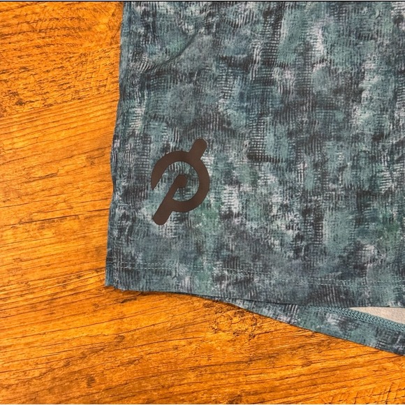 Peloton Blue Marble Performance Lined Training Running Gym Shorts 7' Men's Large - Picture 4 of 7